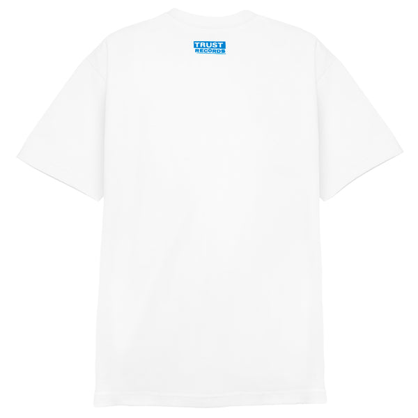 7 Seconds Blue Repeat White T-Shirt - Trust Records Company