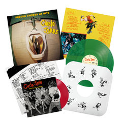 Golden Shower of Hits Yellow Logo/Green Vinyl and Red 7